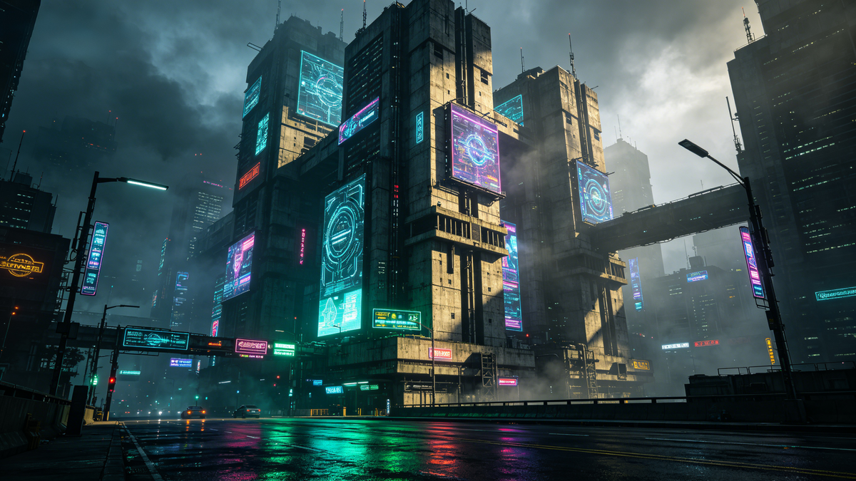 Cyberpunk AI Prompts: Build Sci-Fi City Visuals with Kling AI (2)